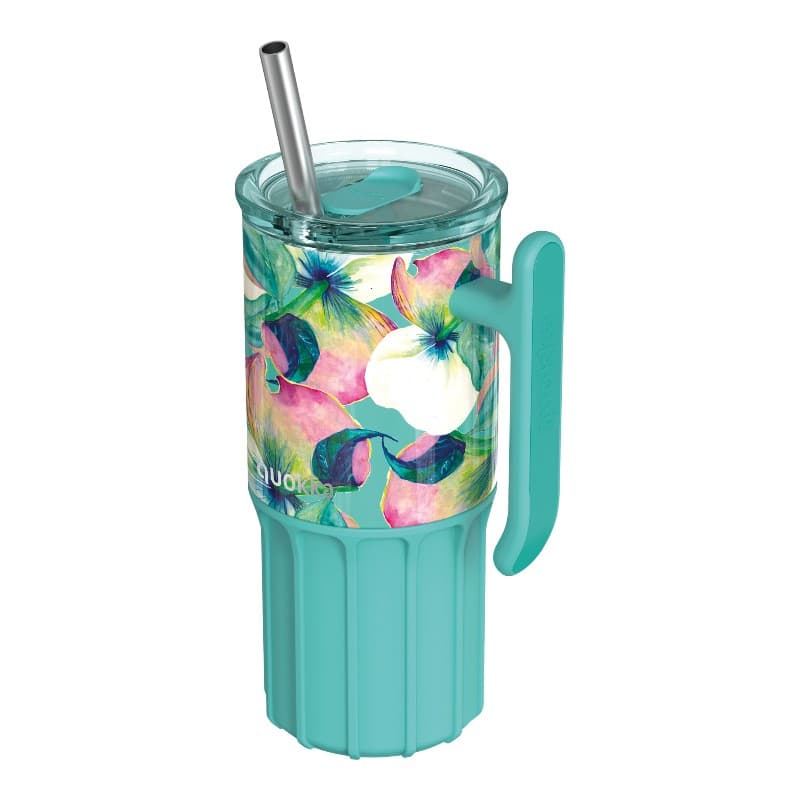 Kubek Umi termiczny ze stali nierdzewnej 720ml słomką silikonową podstawką